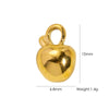 Fruit Series Stainless Steel Dripping Oil Small Pendant