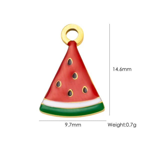 Fruit Series Stainless Steel Dripping Oil Small Pendant