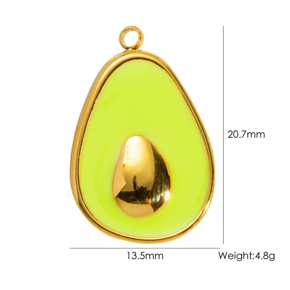 Fruit Series Stainless Steel Dripping Oil Small Pendant