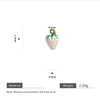 Fruit Shape Stainless Steel Electroplated Diy Jewelry Pendant Necklace Oil Dripping Style