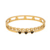 Full Diamond Flower Love Butterfly Stainless Steel Bracelet With Electroplating