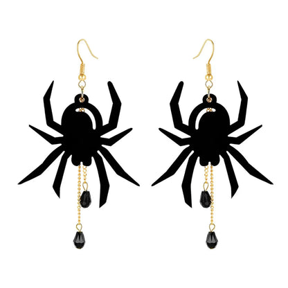 Funny Alien Spider Skull Resin Women'S Drop Earrings 1 Pair