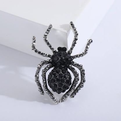 Funny Animal Alloy Inlay Artificial Diamond Women'S Brooches