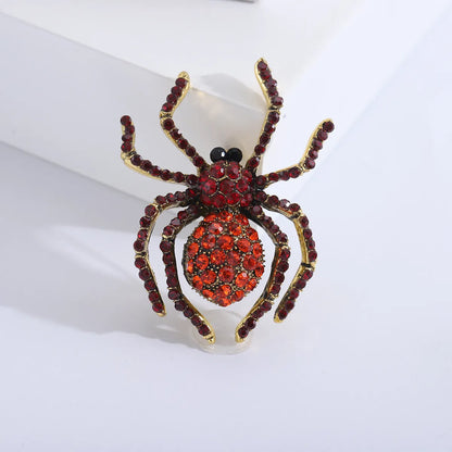 Funny Animal Alloy Inlay Artificial Diamond Women'S Brooches