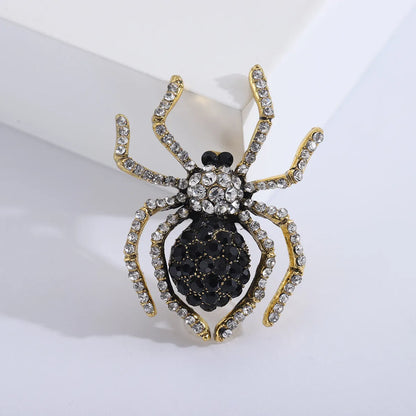 Funny Animal Alloy Inlay Artificial Diamond Women'S Brooches