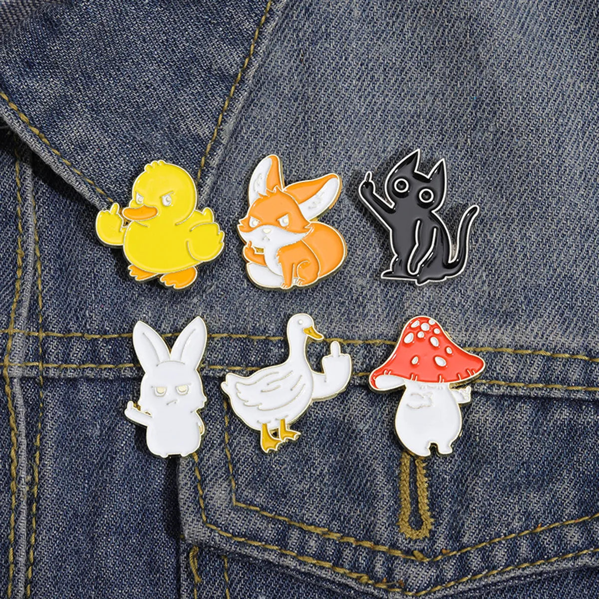 Funny Animal Alloy Plating Unisex Brooches