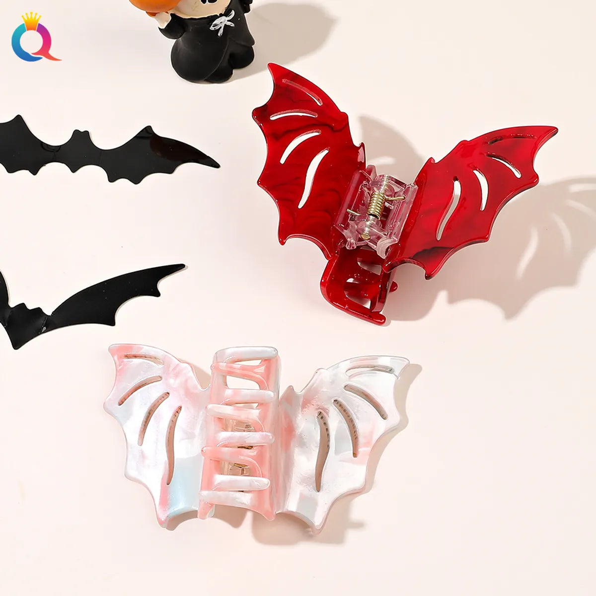 Funny Bat Plastic Hair Claws