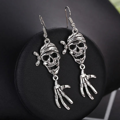 1 Pair Funny Geometric Plating Alloy Earrings