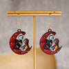 Funny Human Alloy Enamel Halloween Unisex Earrings Necklace Jewelry Set