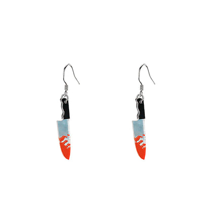 Funny Knife Arylic Earrings