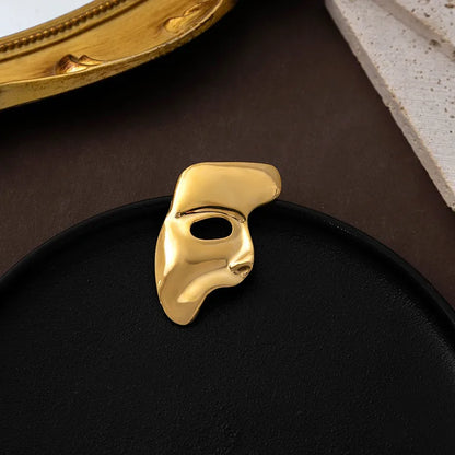 Funny Mask Alloy Plating Unisex Brooches