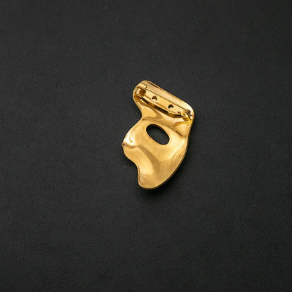 Funny Mask Alloy Plating Unisex Brooches