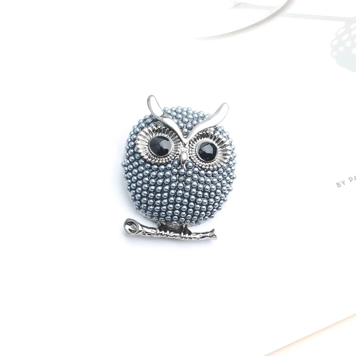 Funny Owl Alloy Inlay Alloy Unisex Brooches