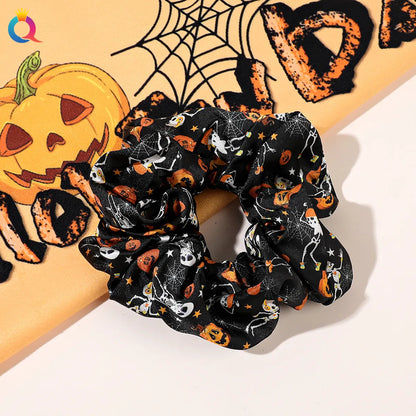 Funny Pumpkin Cloth Hair Tie