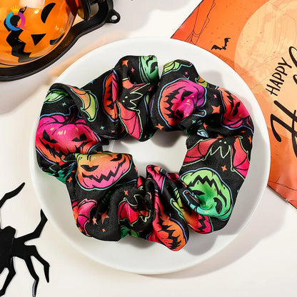 Funny Pumpkin Cloth Hair Tie