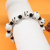 Funny Punk Halloween Pattern Plastic Wholesale Bracelets