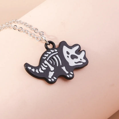 Funny Skull Zinc Alloy Wholesale Pendant Necklace