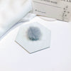 Fur Ball Earrings And Hair Accessories Fabric Material Cartoon Style