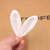 Garment Accessories Rabbit Ear Fur Ball Crystal Fabric Diy Handmade Cartoon Animals Electroplating