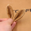 Garment Accessories Rabbit Ear Fur Ball Crystal Fabric Diy Handmade Cartoon Animals Electroplating