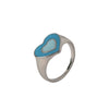 Geometric Constellation Open Stacked Ring Candy Color Resin Plastic Fashion Ring For Unisex