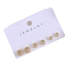 Geometric Copper Earrings Set Electroplated For Women