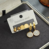Geometric Disc Earrings Titanium Steel Electroplating Feminine Design