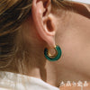 Geometric Electroplated Stainless Steel Earrings For Women Fashion Jewelry Wholesale Accessories