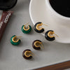 Geometric Electroplated Stainless Steel Earrings For Women Fashion Jewelry Wholesale Accessories