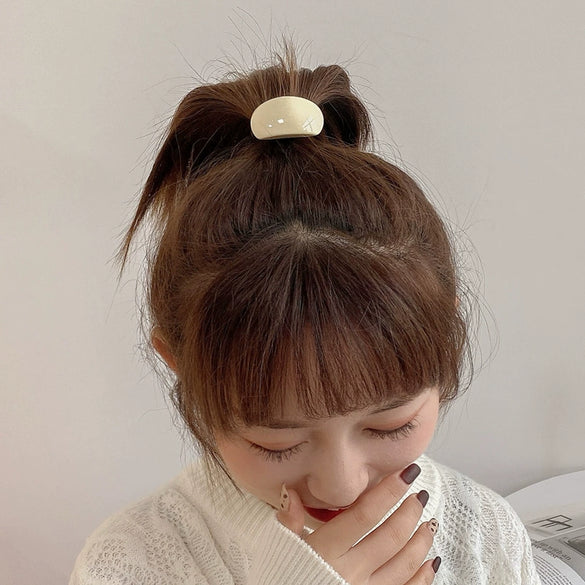 Geometric Hair Ring Plastic Resin Handmade Women's Hair Accessories