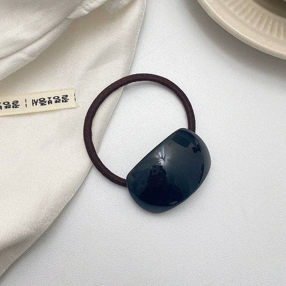 Geometric Hair Ring Plastic Resin Handmade Women's Hair Accessories