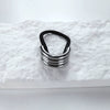 Geometric Metal Style High Elastic Hair Accessories Hair Band Hair Rope Headdress With Electroplating For Female