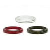 Geometric Ombre Resin Bracelet Set For Women Glossy Circular Stackable Jewelry With Polished Finish