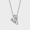 Geometric Pendant Necklace For Men And Women Zinc Alloy Sweater Chain Street Hiphop Style Fashion Accessory