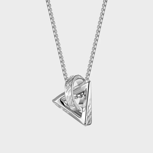 Geometric Pendant Necklace For Men And Women Zinc Alloy Sweater Chain Street Hiphop Style Fashion Accessory