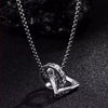 Geometric Pendant Necklace For Men And Women Zinc Alloy Sweater Chain Street Hiphop Style Fashion Accessory