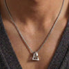 Geometric Pendant Necklace For Men And Women Zinc Alloy Sweater Chain Street Hiphop Style Fashion Accessory