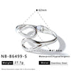 Geometric Stainless Steel Bracelet For Women With Gold Tone Vacuum Plated Finish And Minimalist Versatile Style
