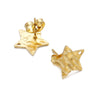 Geometric Stainless Steel Embossed Butterfly Flower Heartshaped Electroplated Earrings Accessories