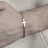 Geometric Stainless Steel Triangle Bracelet Handmade Design