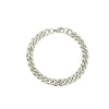 Geometric Titanium Steel Cuban Link Bracelet With Electroplated Finish Unisex Fashion Jewelry