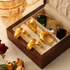 Geometric 316L Stainless Steel Goldplated Ring Unisex Electroplated Design