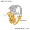 Geometric Wide Version Cut Out 316L Stainless Steel 18K Gold Plated Bracelet