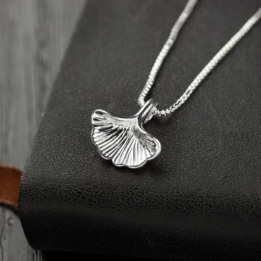 Ginkgo Leaf Small Cup Pendant Necklace Wholesale Nihaojewelry