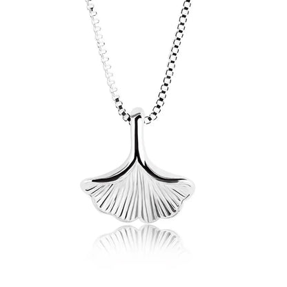 Ginkgo Leaf Small Cup Pendant Necklace Wholesale Nihaojewelry