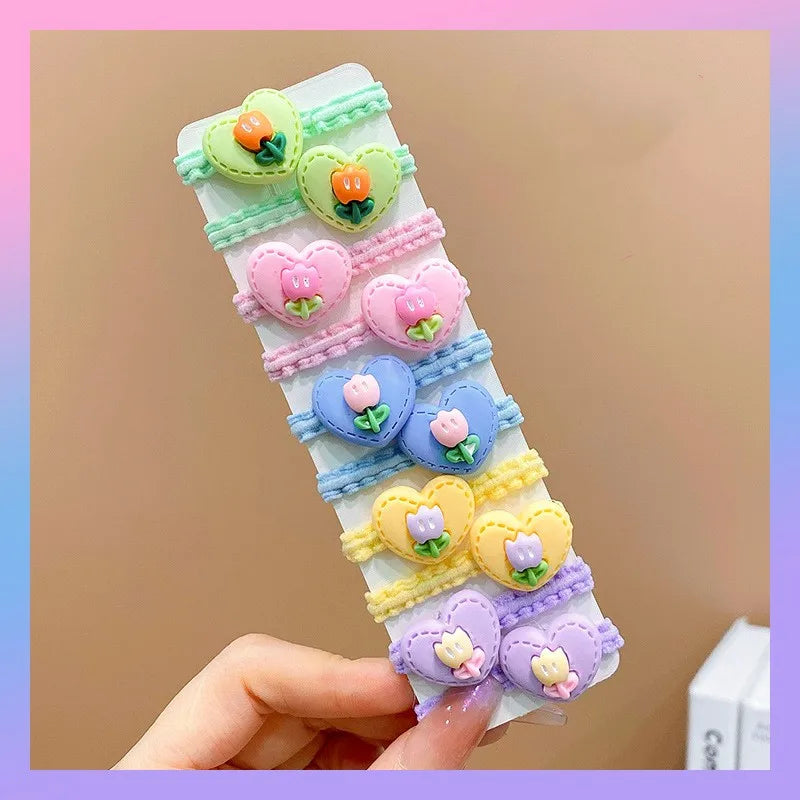 Girl'S Cartoon Style Animal Cartoon Plastic Hair Tie