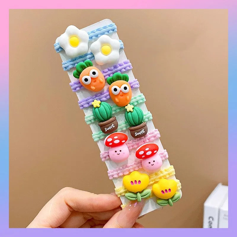 Girl'S Cartoon Style Animal Cartoon Plastic Hair Tie