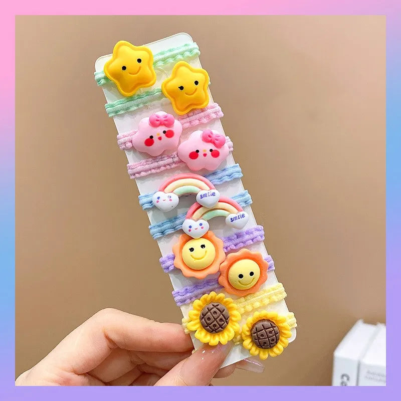 Girl'S Cartoon Style Animal Cartoon Plastic Hair Tie