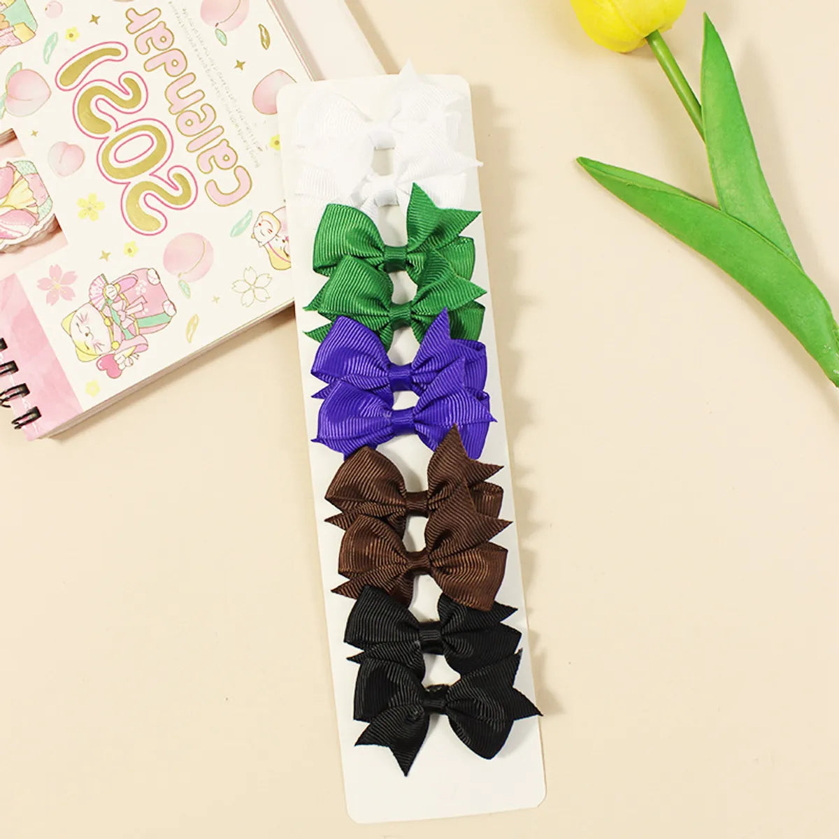 Girl'S Cartoon Style Bow Knot Polyester Hair Clip