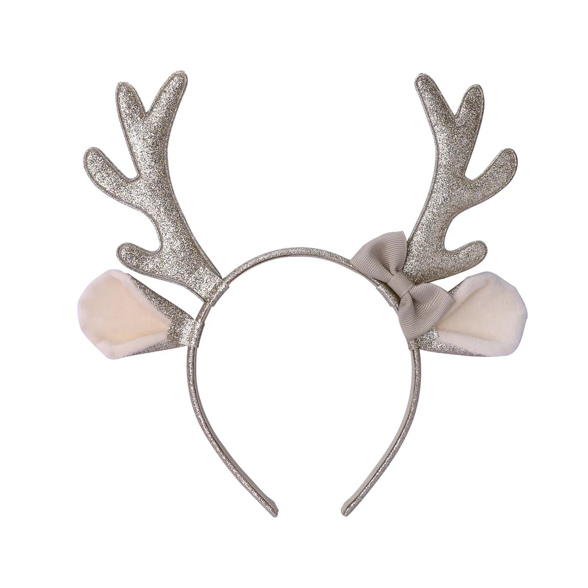 Girl'S Cartoon Style Deer Plastic Cloth Handmade Hair Band